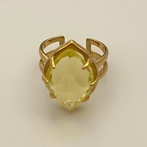 Stella & Dot Yellow Stone ring